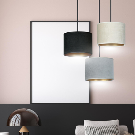 HILDE 3 BL PREMIUM MIX lampa wisząca abażury regulowana nowoczesna