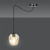LEVEL 1 BL MIODOWY 758/1 lampa wisząca klosze szklane kule regulowana nowoczesna