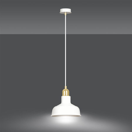IBOR 1 BLACK 1042/1 nowoczesna lampa sufitowa czarna złote elementy