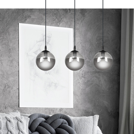 COSMO 3 BL MIX 714/3 lampa wisząca klosze kule regulowana wysokość nowoczesna