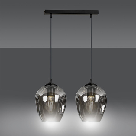 ISTAR 2 BL GRAFIT 680/2 lampa wisząca żyrandol nowoczesny klosze NOWOŚĆ